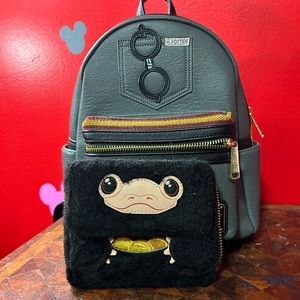 Harry Potter Gryffindor Loungefly Mini backpack with wallet